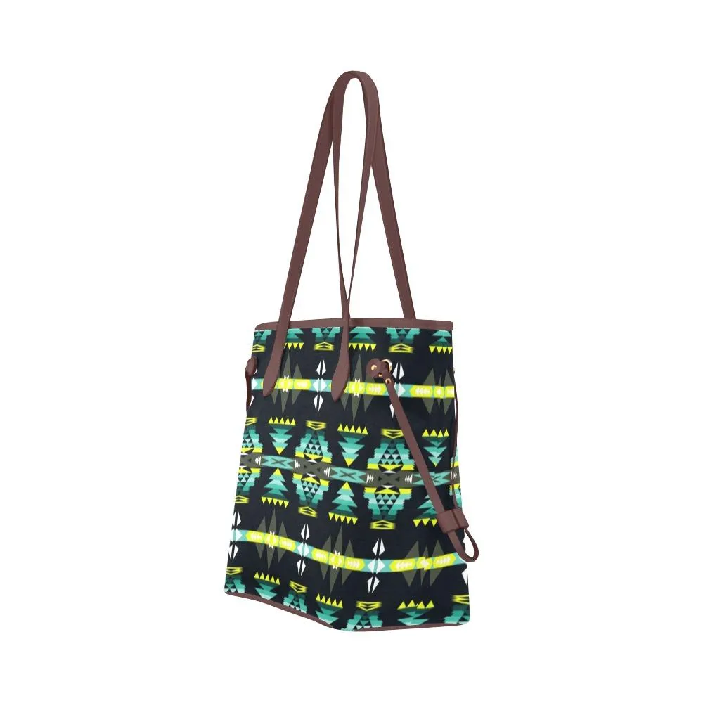 River Trail Clover Canvas Tote Bag