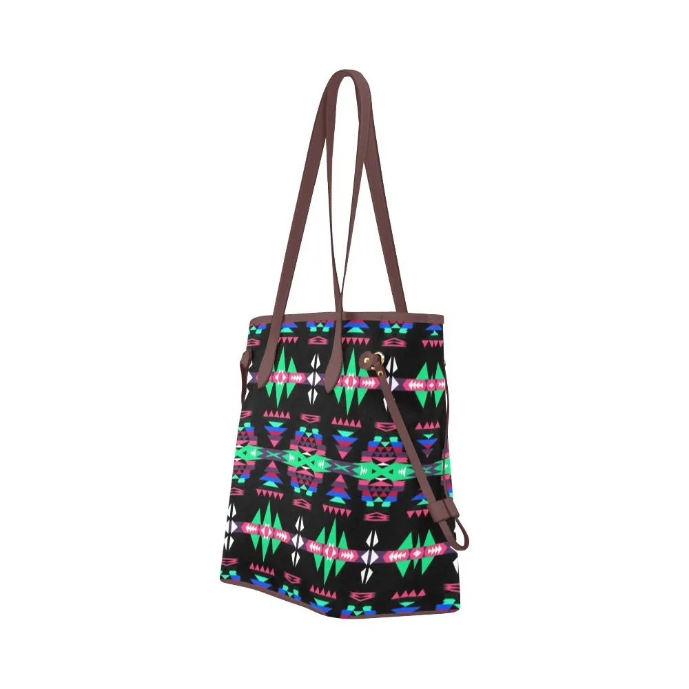 River Trail Journey Clover Canvas Tote Bag