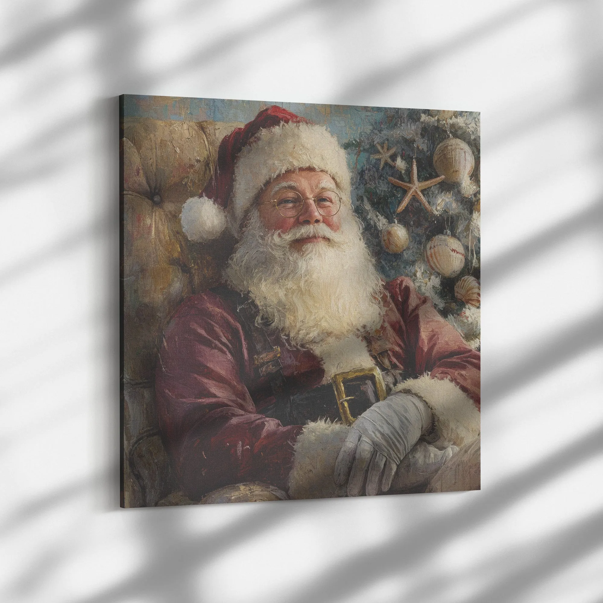 Santa Art - Traditional Touch of Coastal