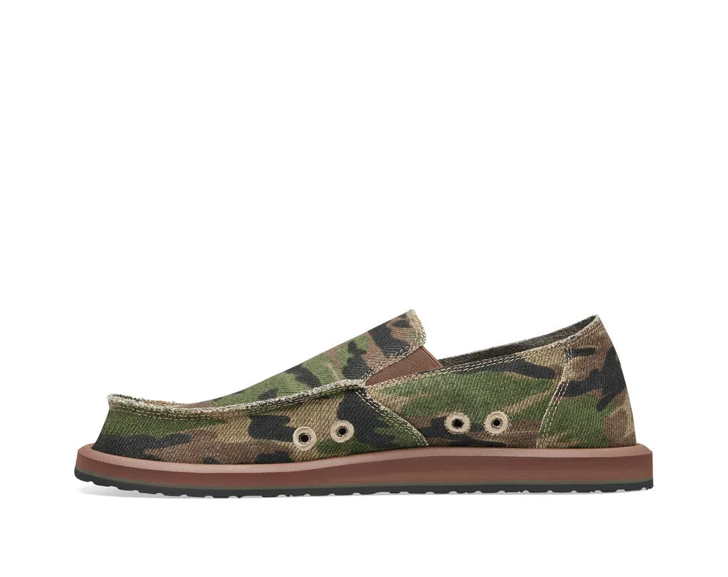 Sanuk Vagabond Camo Shoe-Woodland Camo