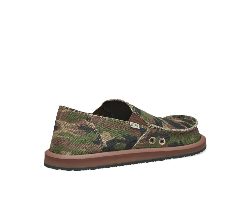 Sanuk Vagabond Camo Shoe-Woodland Camo