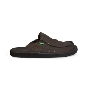 SANUK You Got My Back II Basics Dark Brown Shoes - Men's