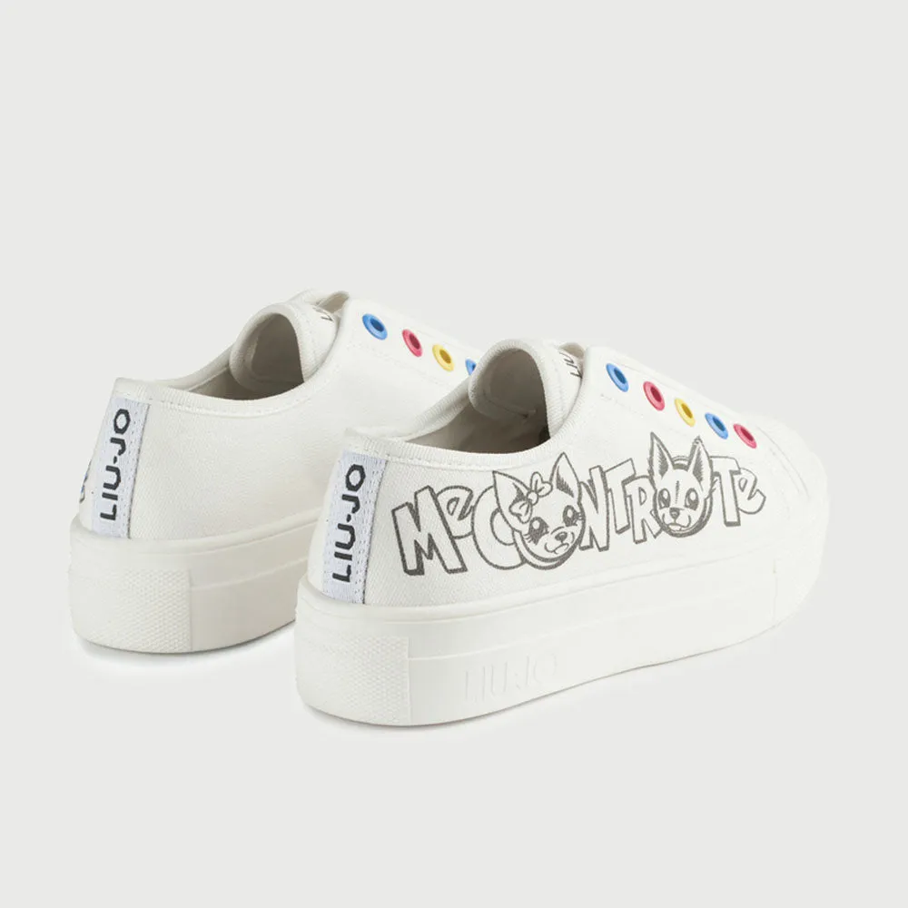 Scarpe Bambino LIU JO Sneakers Me Contro Te colore Milk