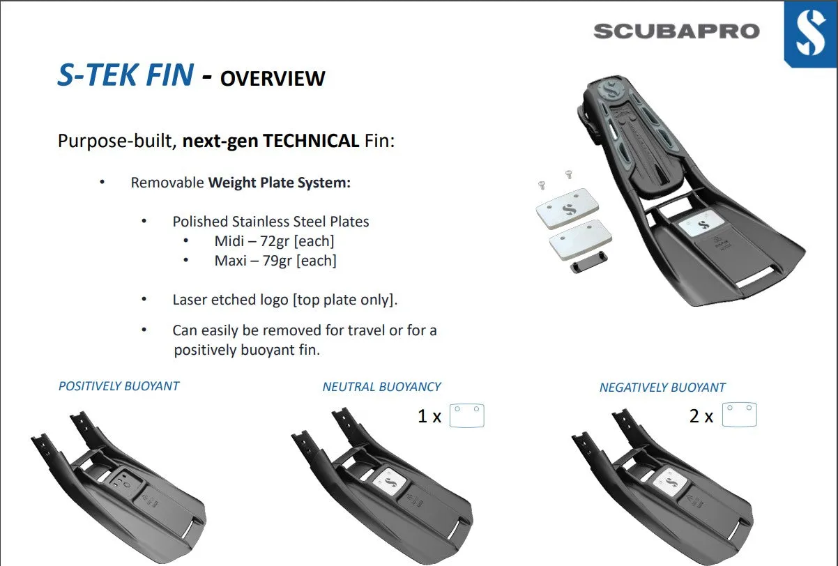 Scubapro S-tek Fin