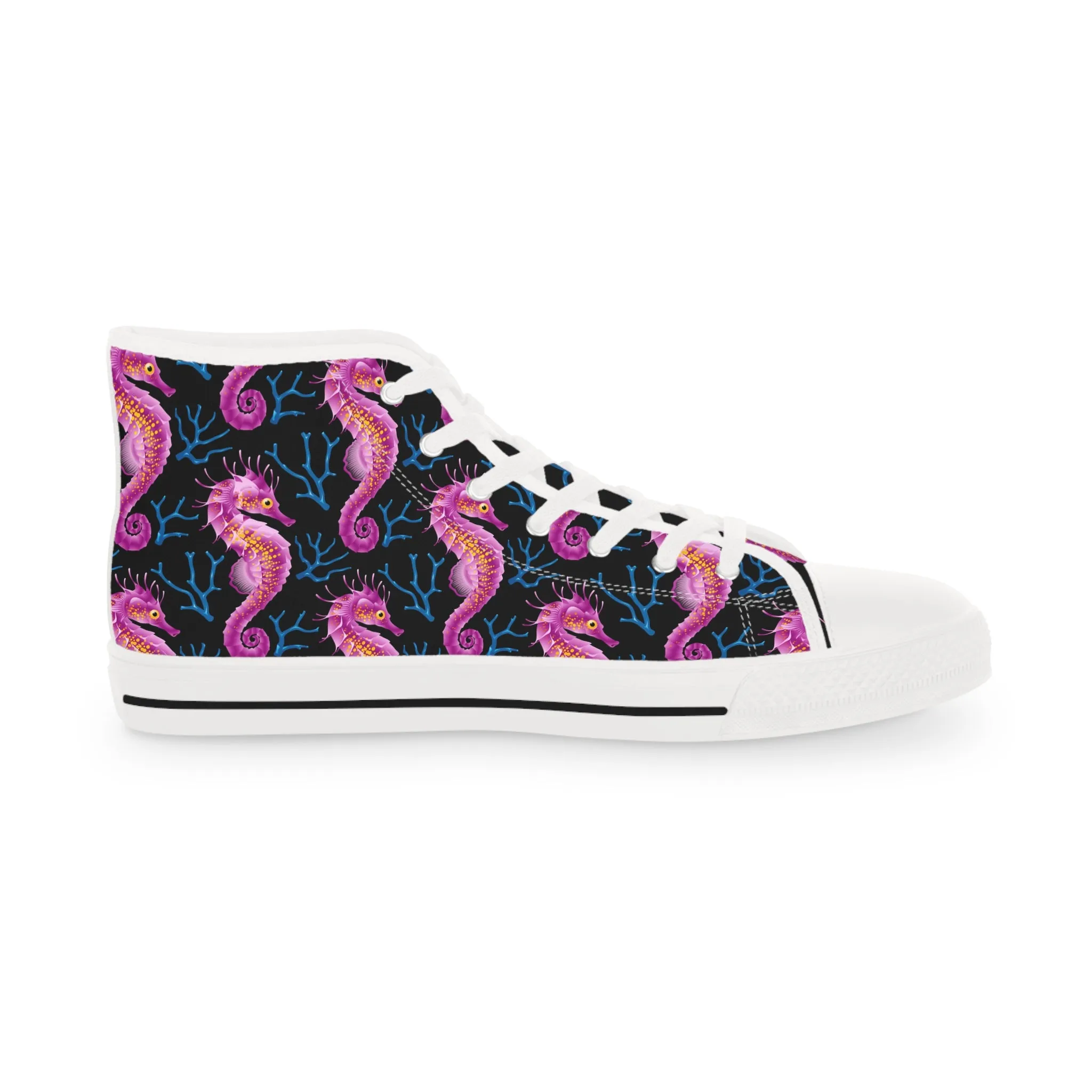 Seahorse Men's High Top Sneakers