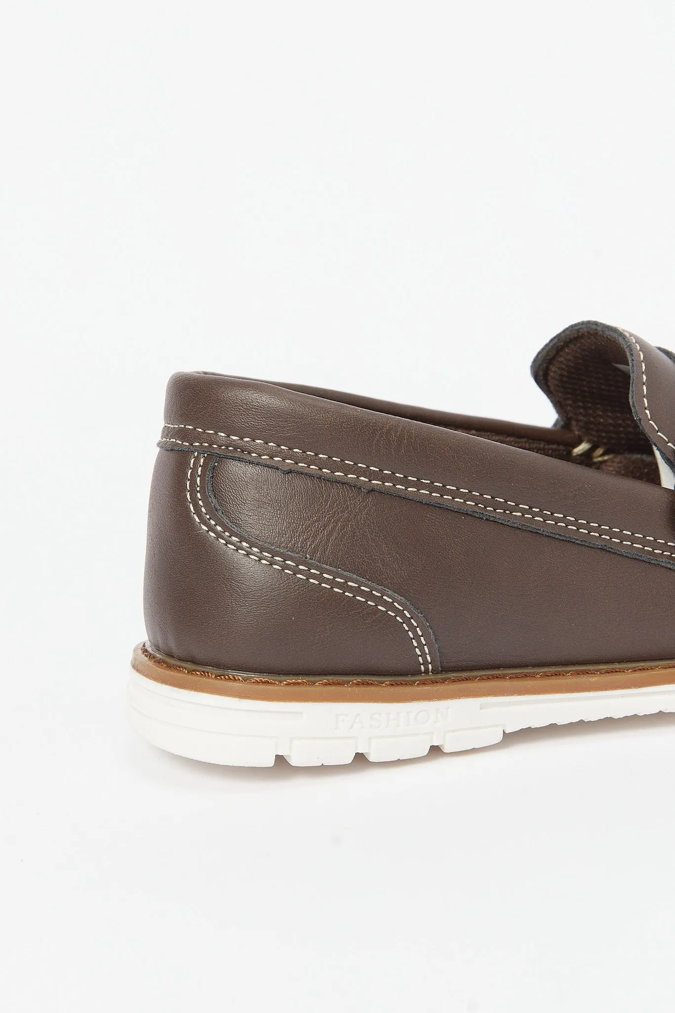 Senior Boys Brown Penny Loafer