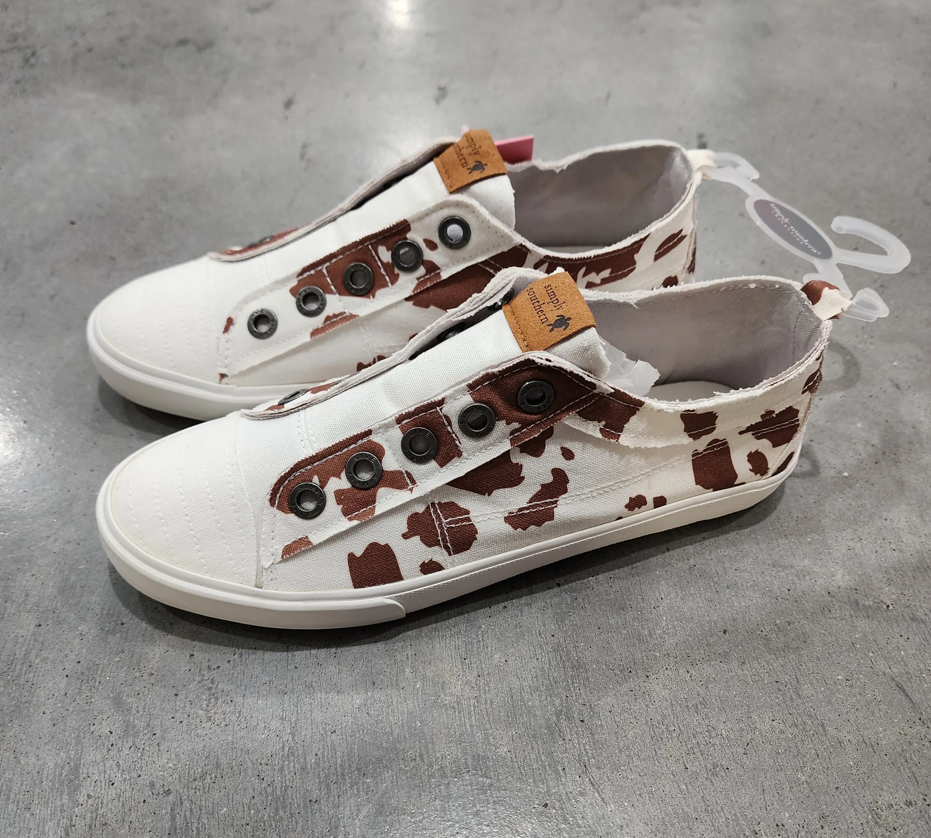 Simply southern cow print loafers