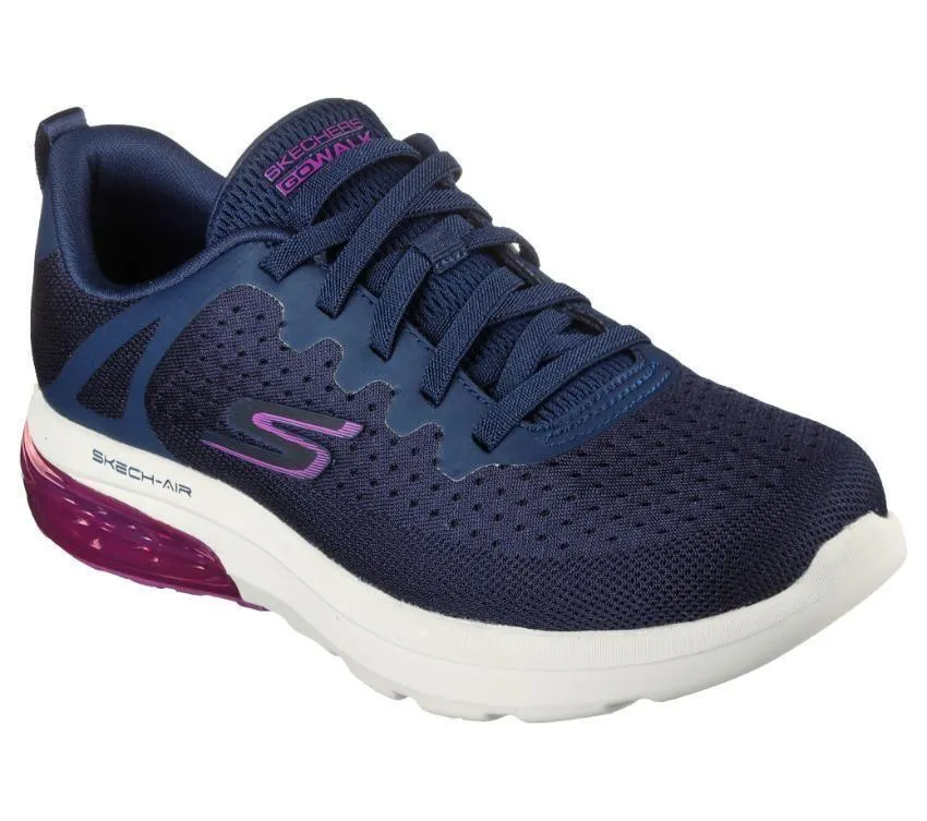 SKECHERS Go Walk Air 2.0 Shoe - Classy Summer - Navy/Purple - Womens