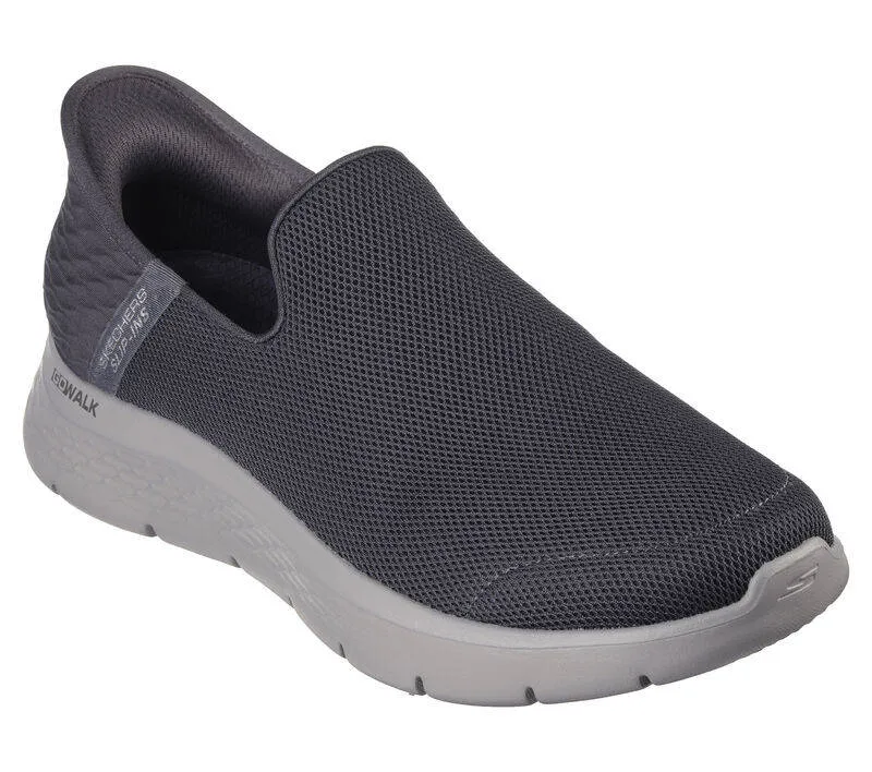 Skechers Mens Slip-ins Go Walk Flex No Hands Dark Grey