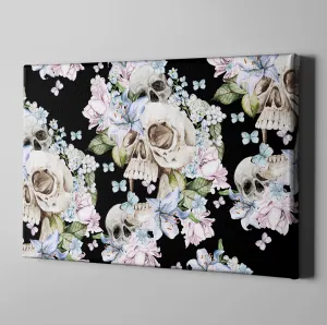 Skull Garden Gallery Wrapped Canvas