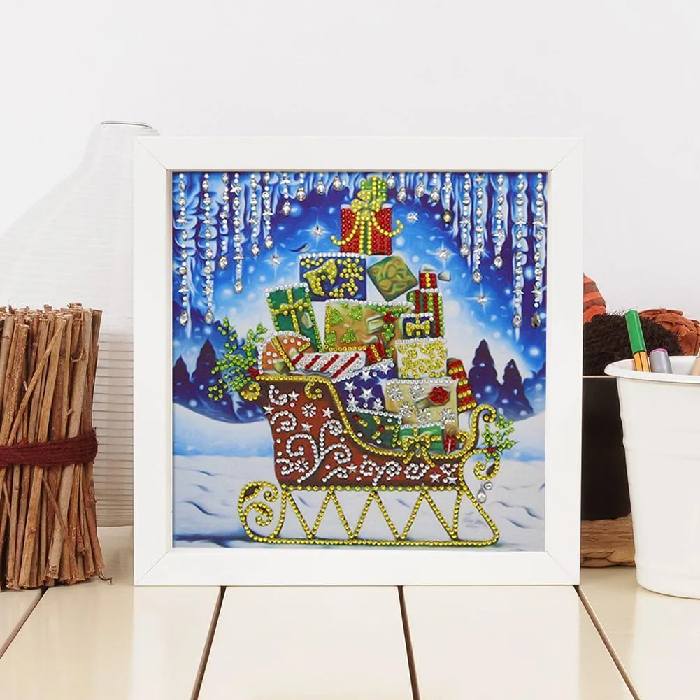 Sleigh DIY Special Shaped Diamond Painting