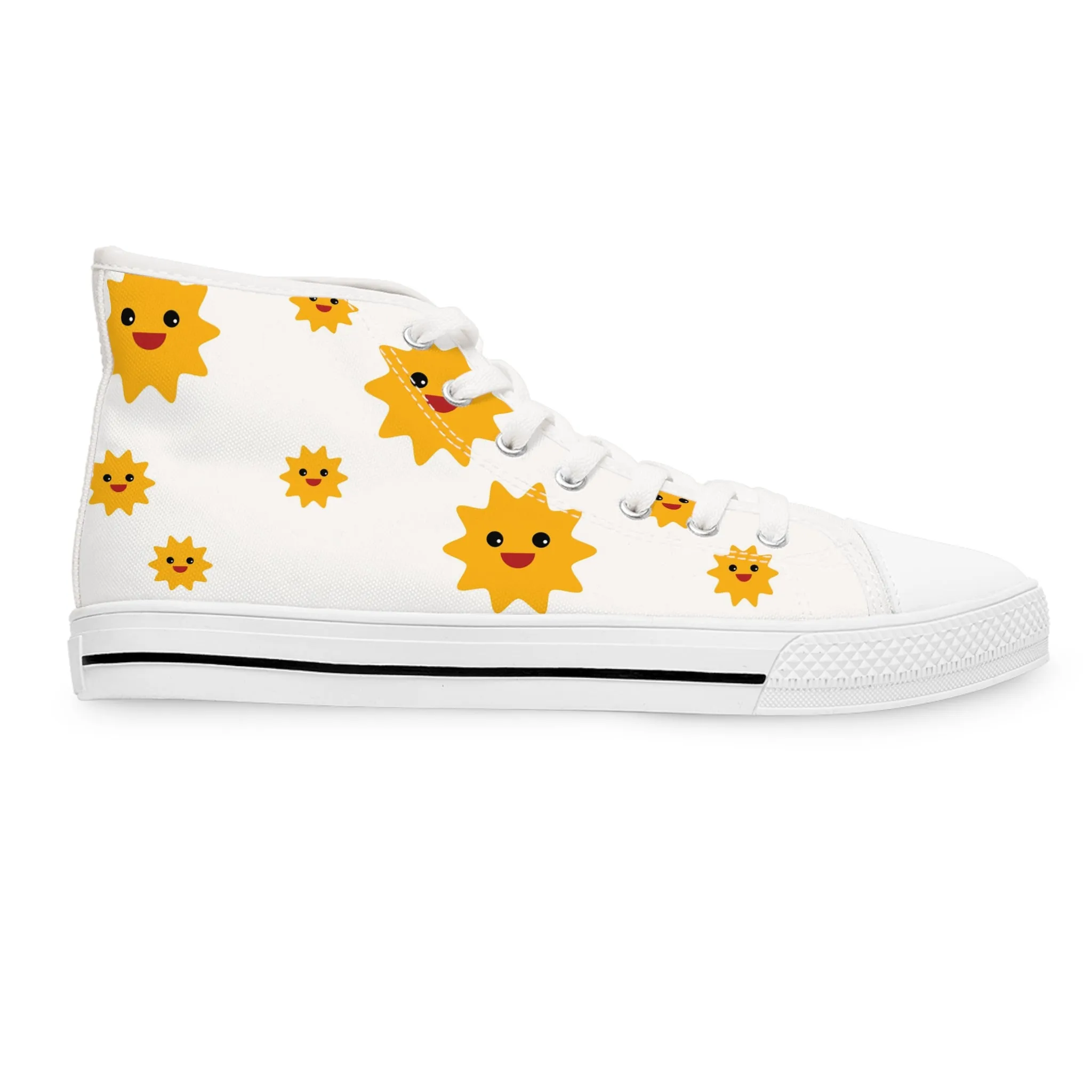 Smiling Sun Women's High Top Sneakers