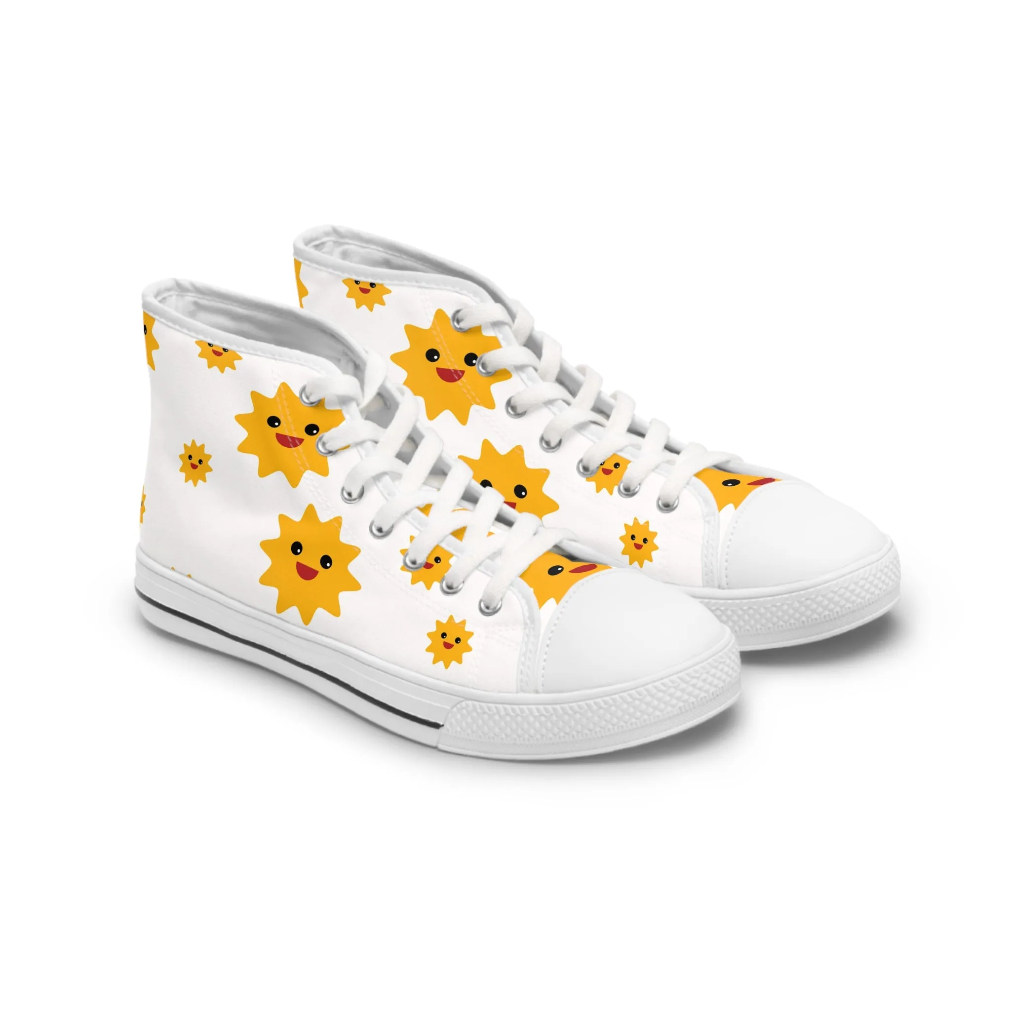 Smiling Sun Women's High Top Sneakers