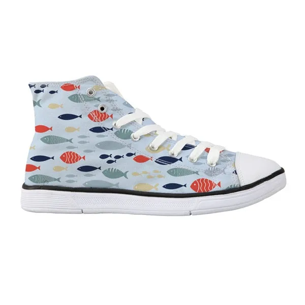 Sneaker: Various Fish Prints