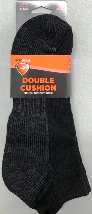 Sof Sole Double Cushion Low Cut Sock 2pr