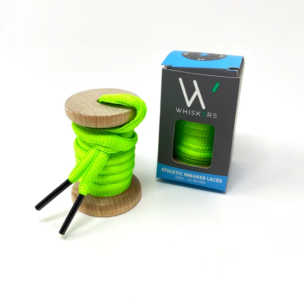 Solid Neon Green Athletic Sneaker Laces