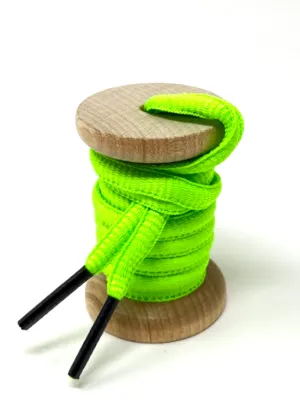 Solid Neon Green Athletic Sneaker Laces