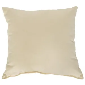 Sunbrella 18"X18" Square Throw Pillow - Cream