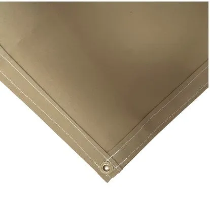 Tan Polyester Waterproof Canvas - 6' x 8'