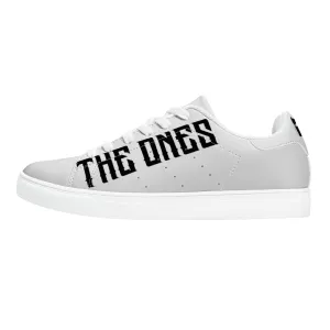 The Ones - Black on White | Low Top Customized | Shoe Zero