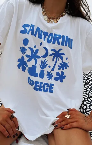 Travis Tee ~ Santorini Graphic