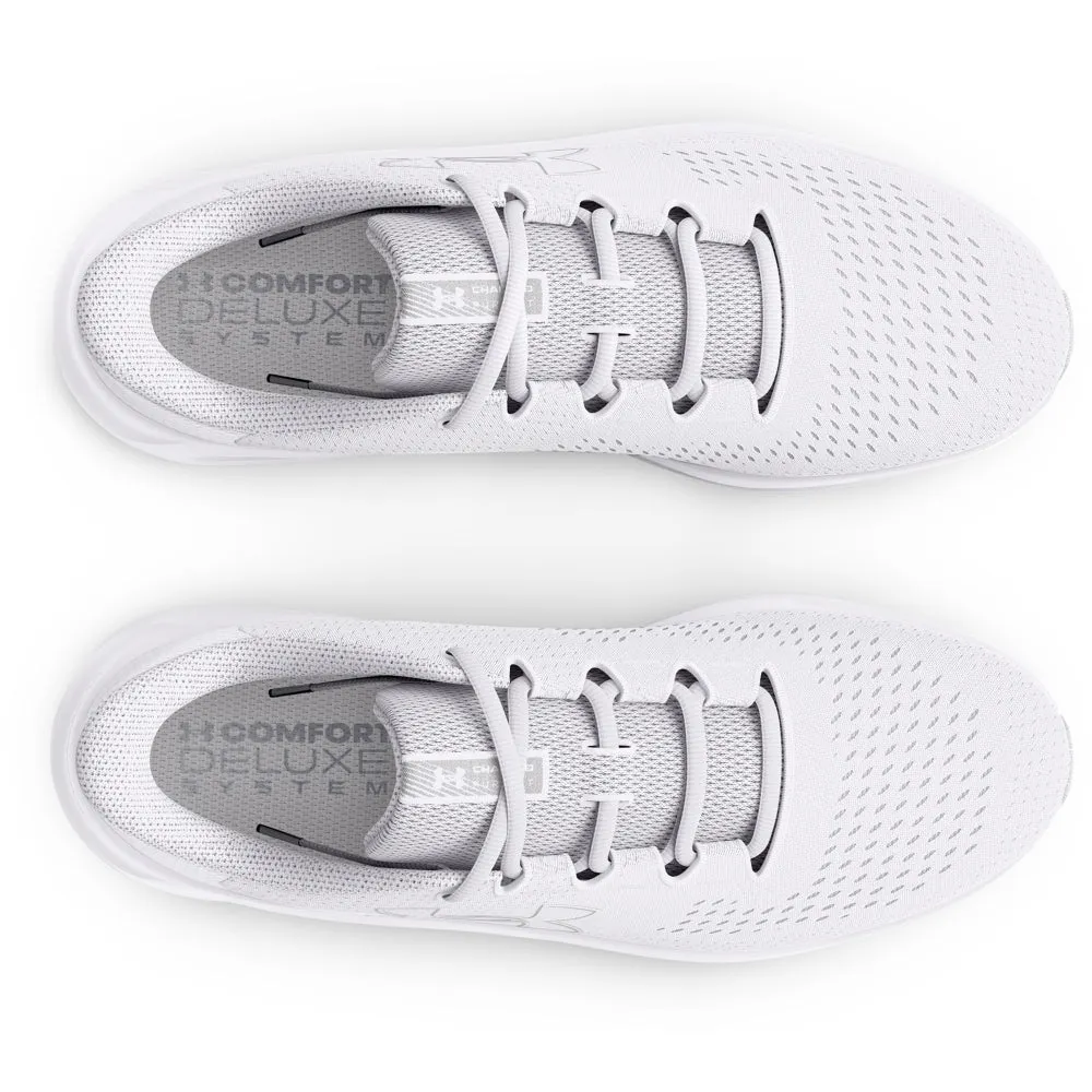 'Under Armour' Women's Charged Pursuit 3 Big Logo - White / White / White