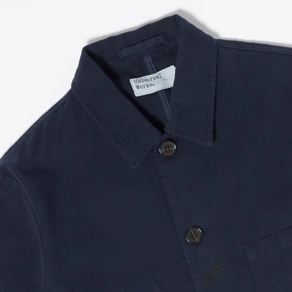 Universal Works Bakers Jacket - Navy Canvas