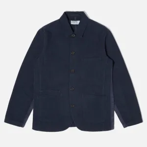 Universal Works Bakers Jacket - Navy Canvas