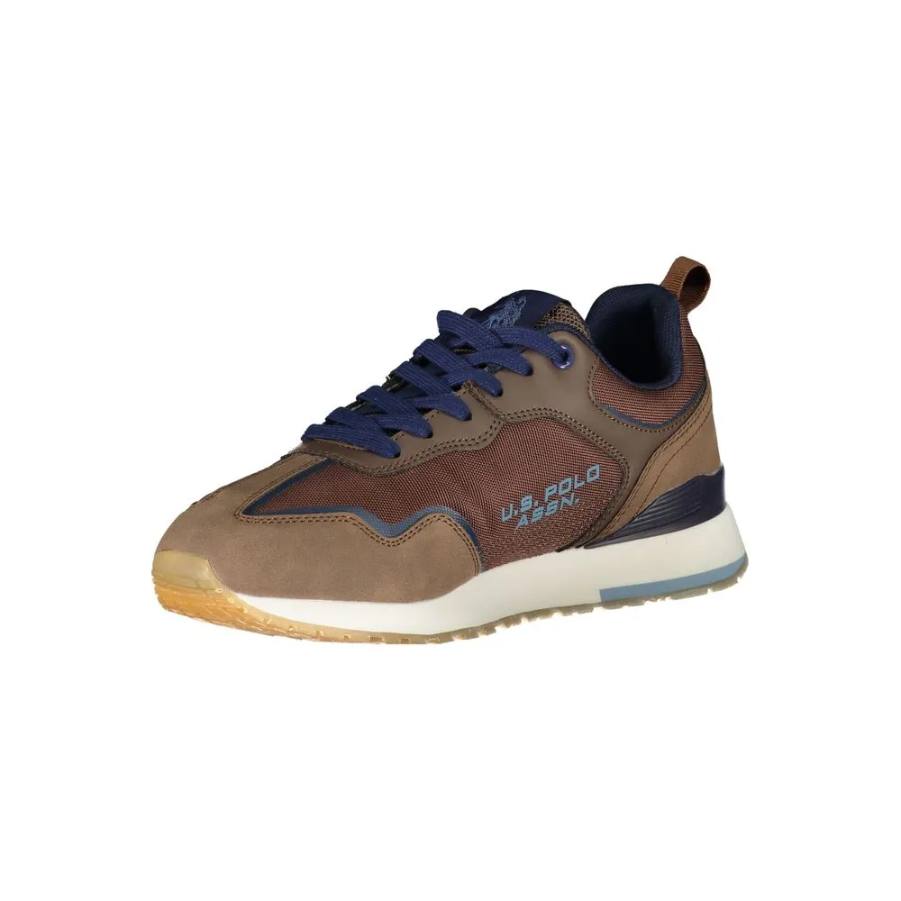 U.S. POLO ASSN. Brown Polyester Men Sneaker