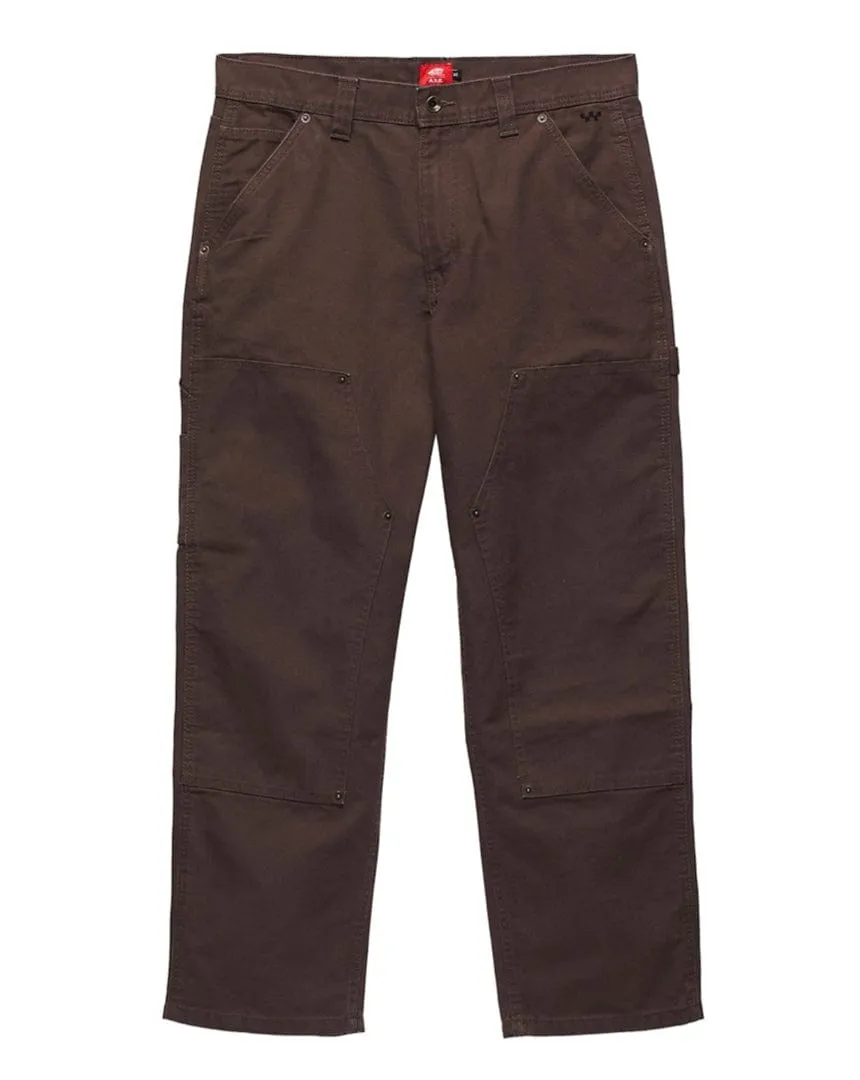 Vans AVE Skate Drill Chore Loose Carpenter Pants - Chocolate Brown