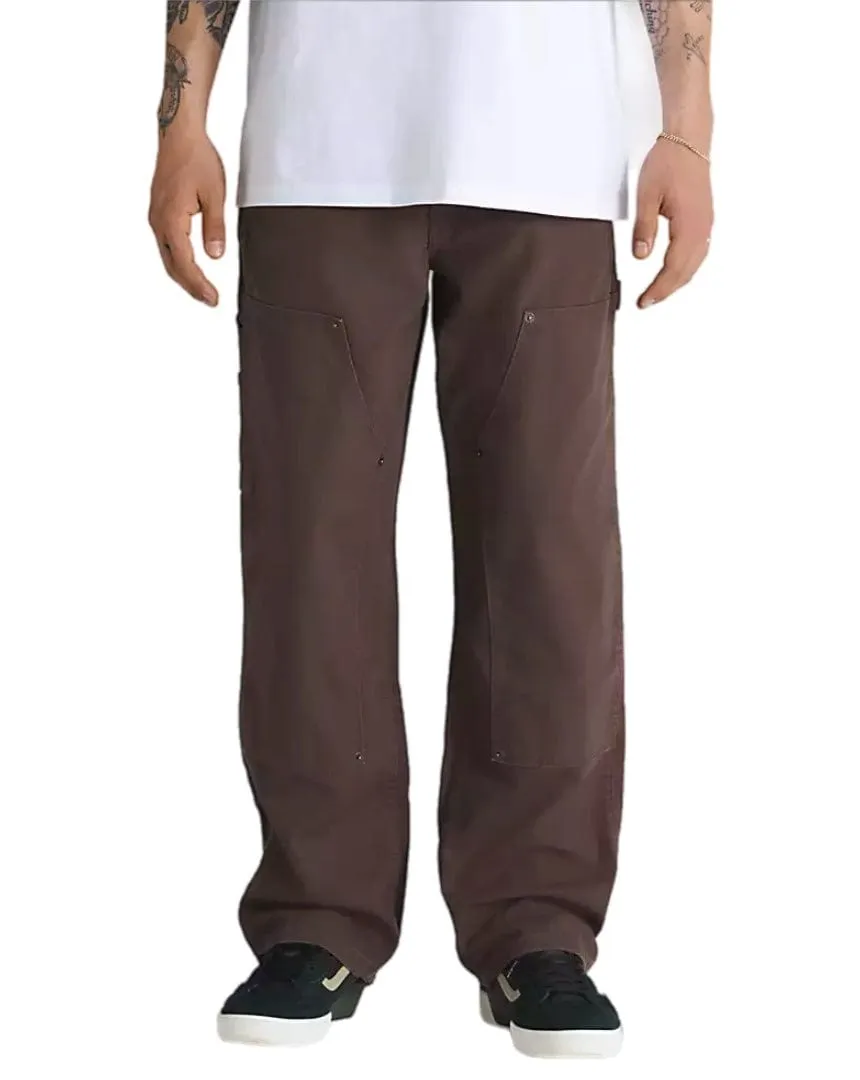 Vans AVE Skate Drill Chore Loose Carpenter Pants - Chocolate Brown