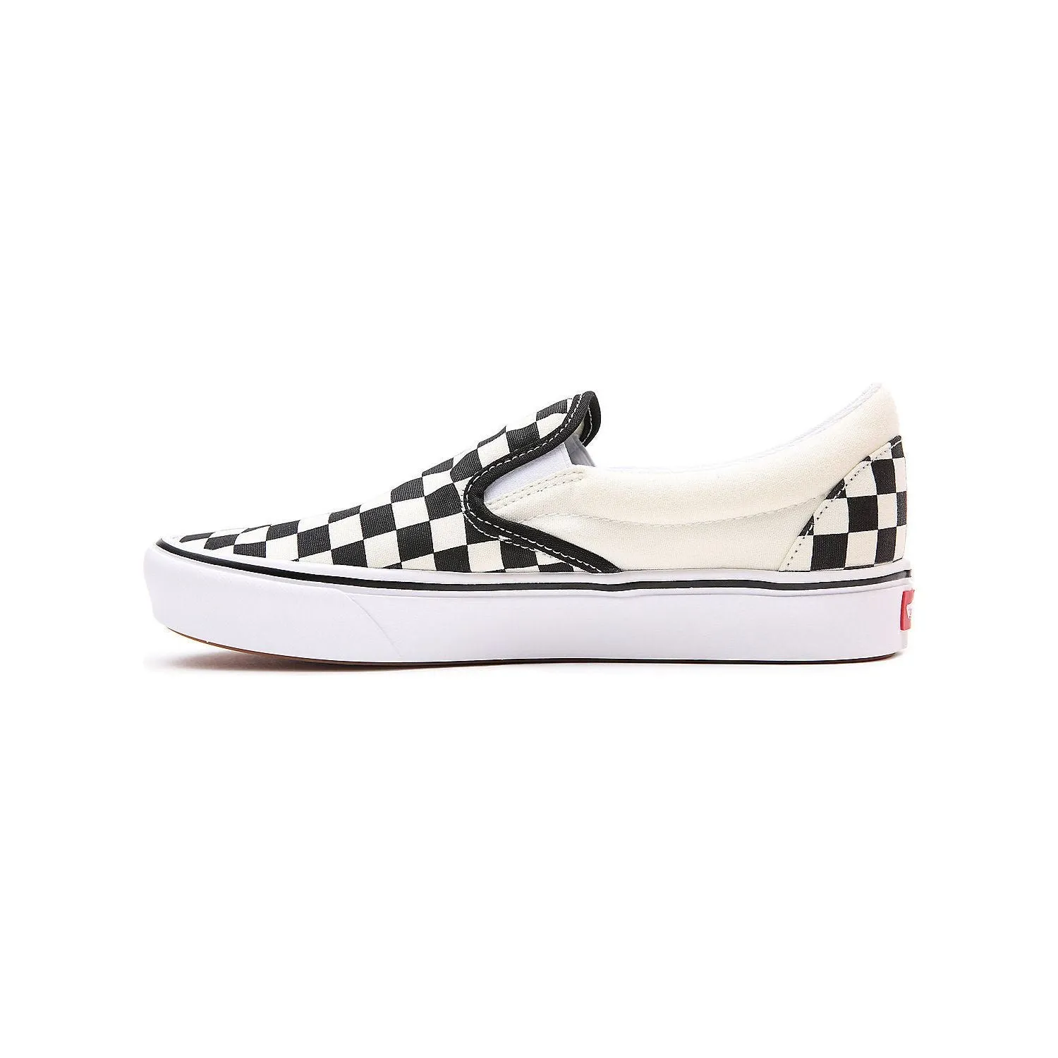 Vans Classic Slip-on Comfycush™ Checkerboard Shoe in Black Off White