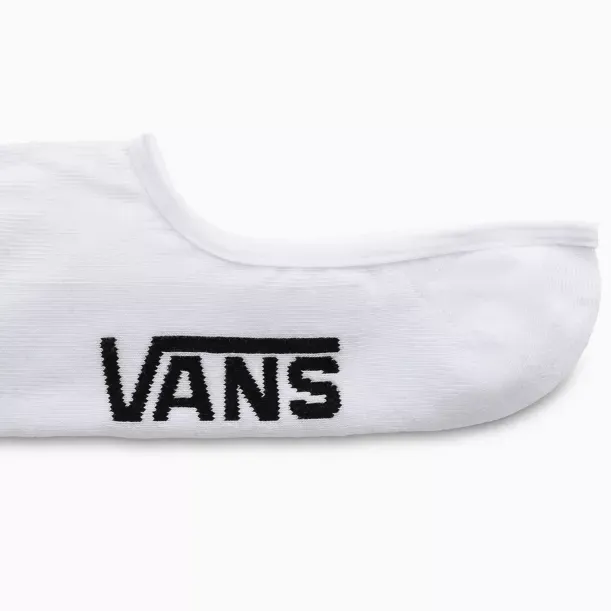 Vans Mens Socks Trainer Liner 3 Pack No Show Cotton Rich WHITE (5.5-8UK)