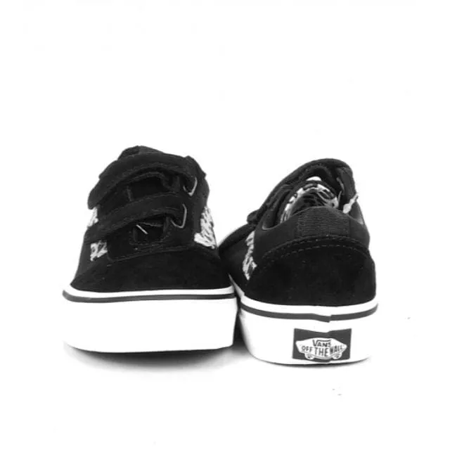 Vans My Ward V Kids Lifestyle Shoes Black Vn0A4Btcv2P1