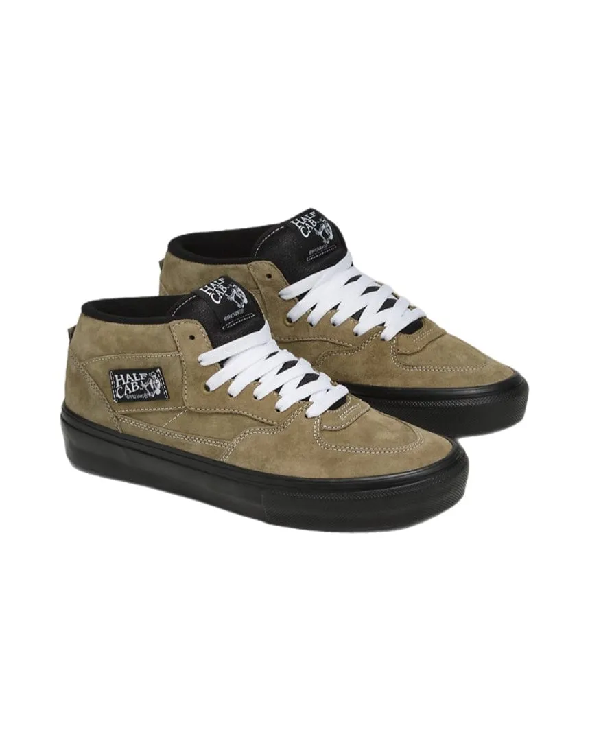 Vans Skate Half Cab - ( Pig Suede ) Olive / Black