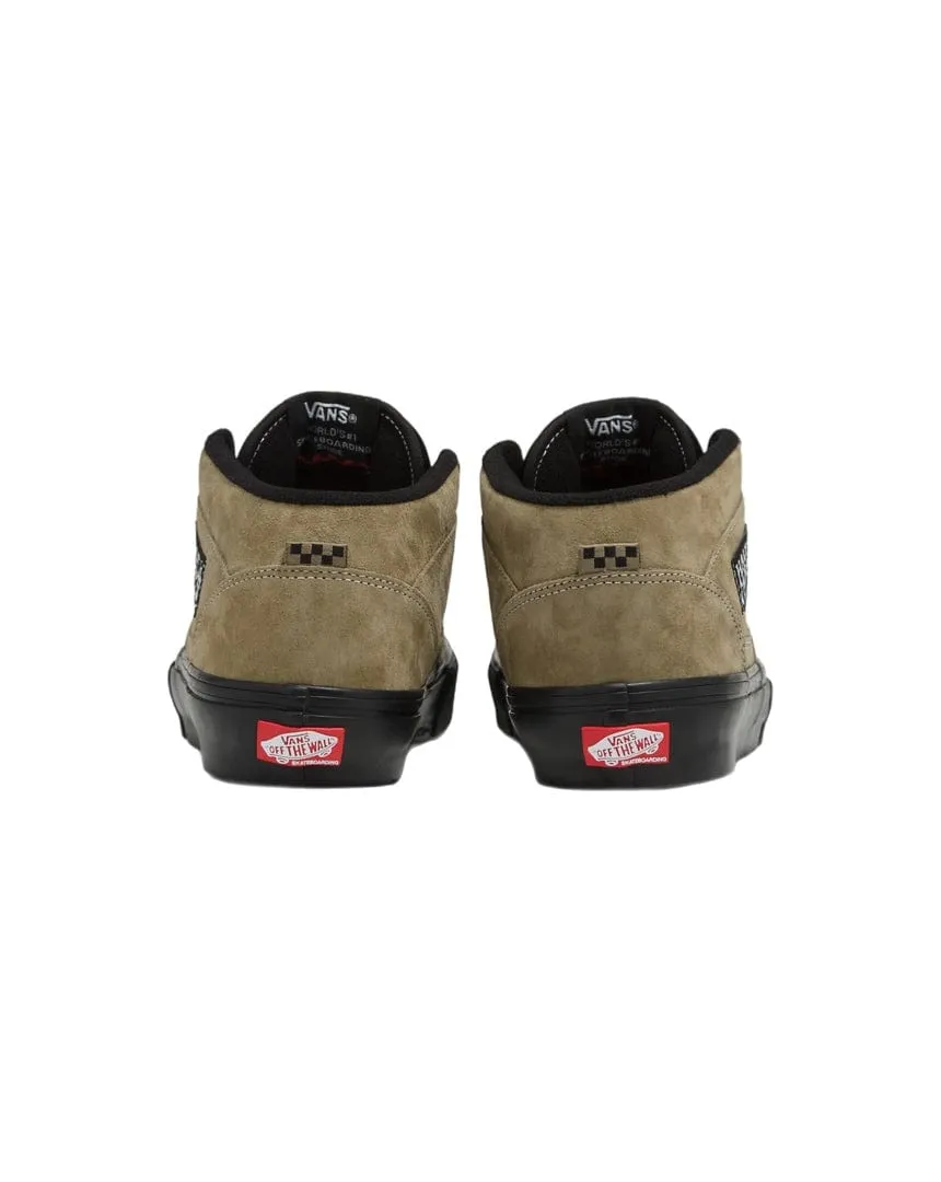 Vans Skate Half Cab - ( Pig Suede ) Olive / Black