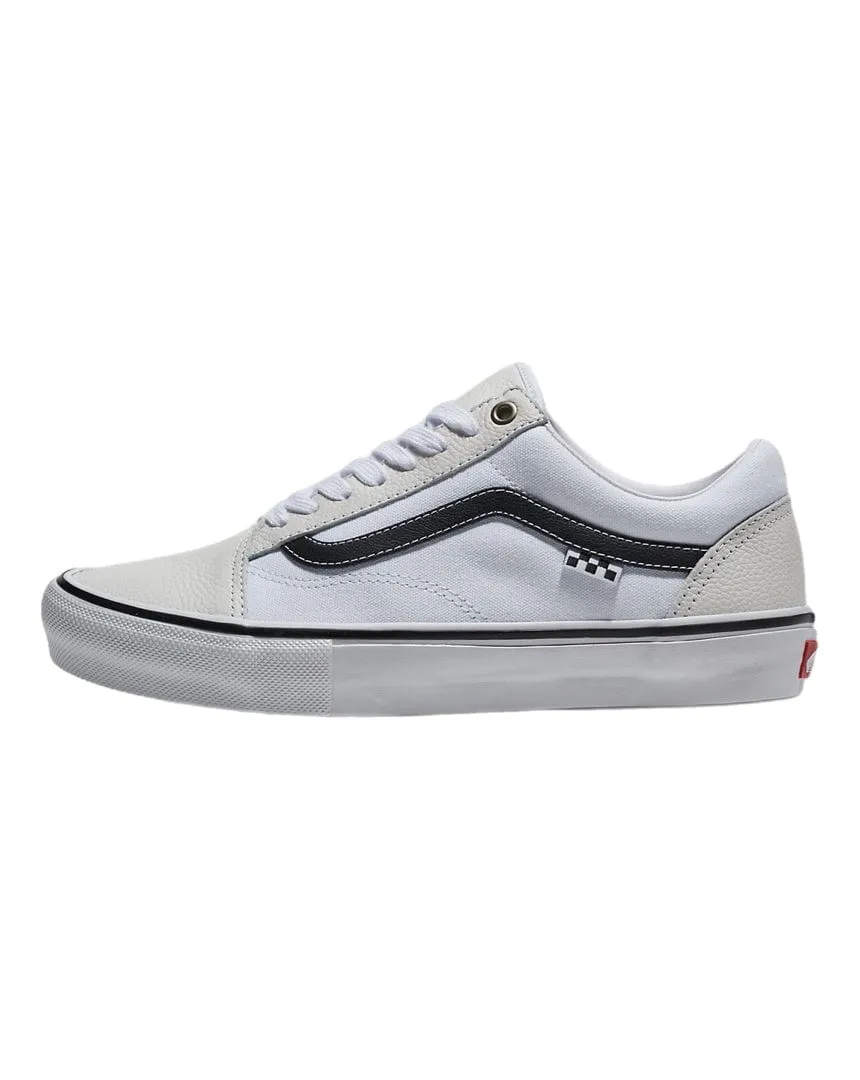 Vans Skate Old Skool - Leather White / White