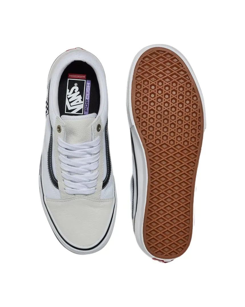 Vans Skate Old Skool - Leather White / White