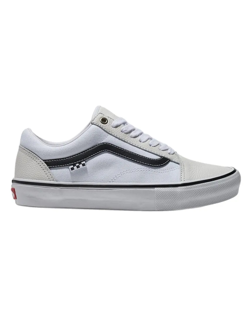 Vans Skate Old Skool - Leather White / White