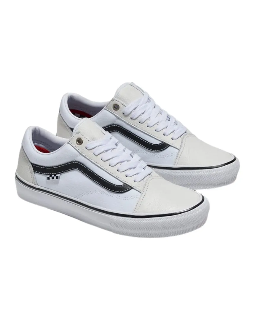 Vans Skate Old Skool - Leather White / White