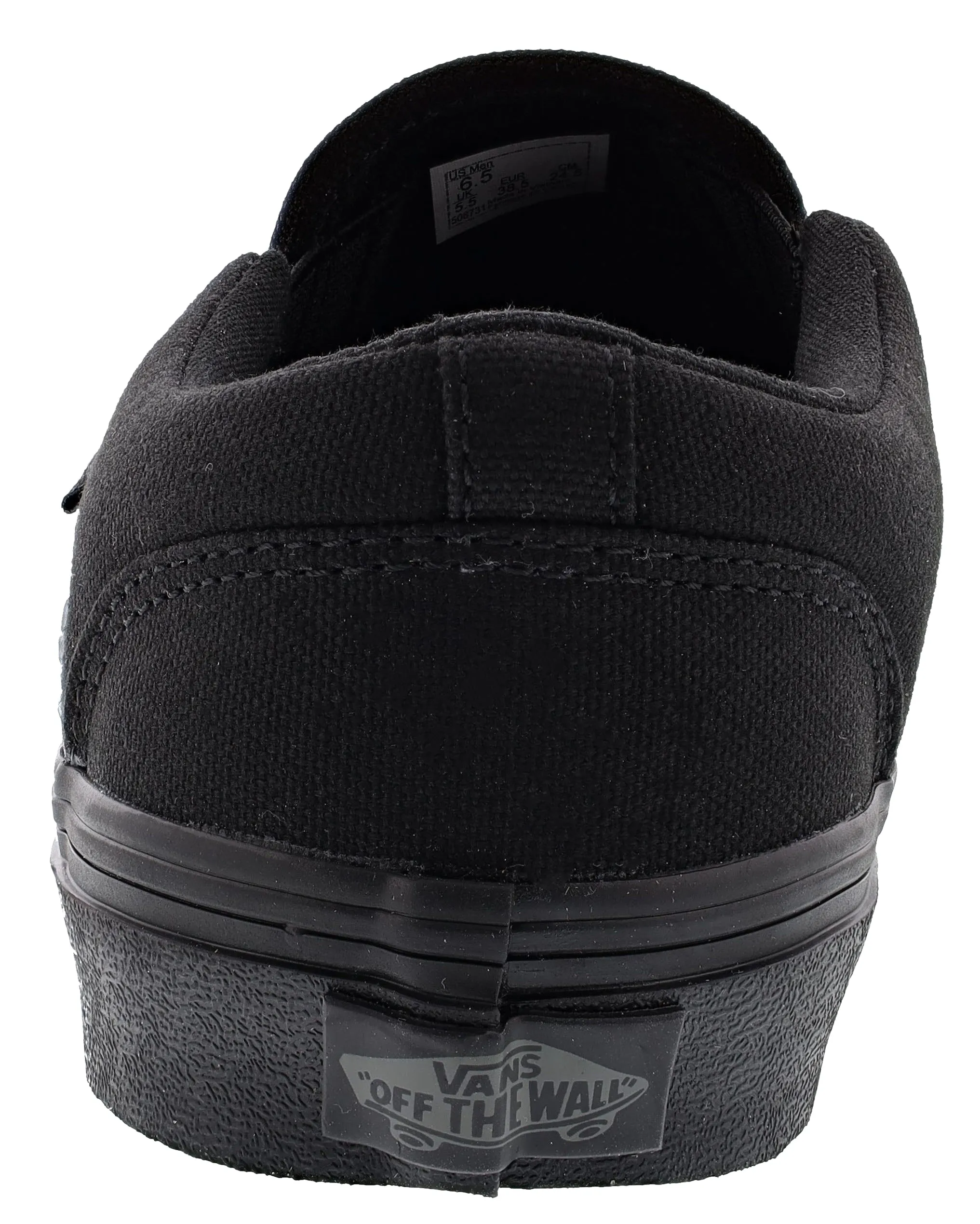 Vans Women's Asher Low Canvas Slip On Shoes