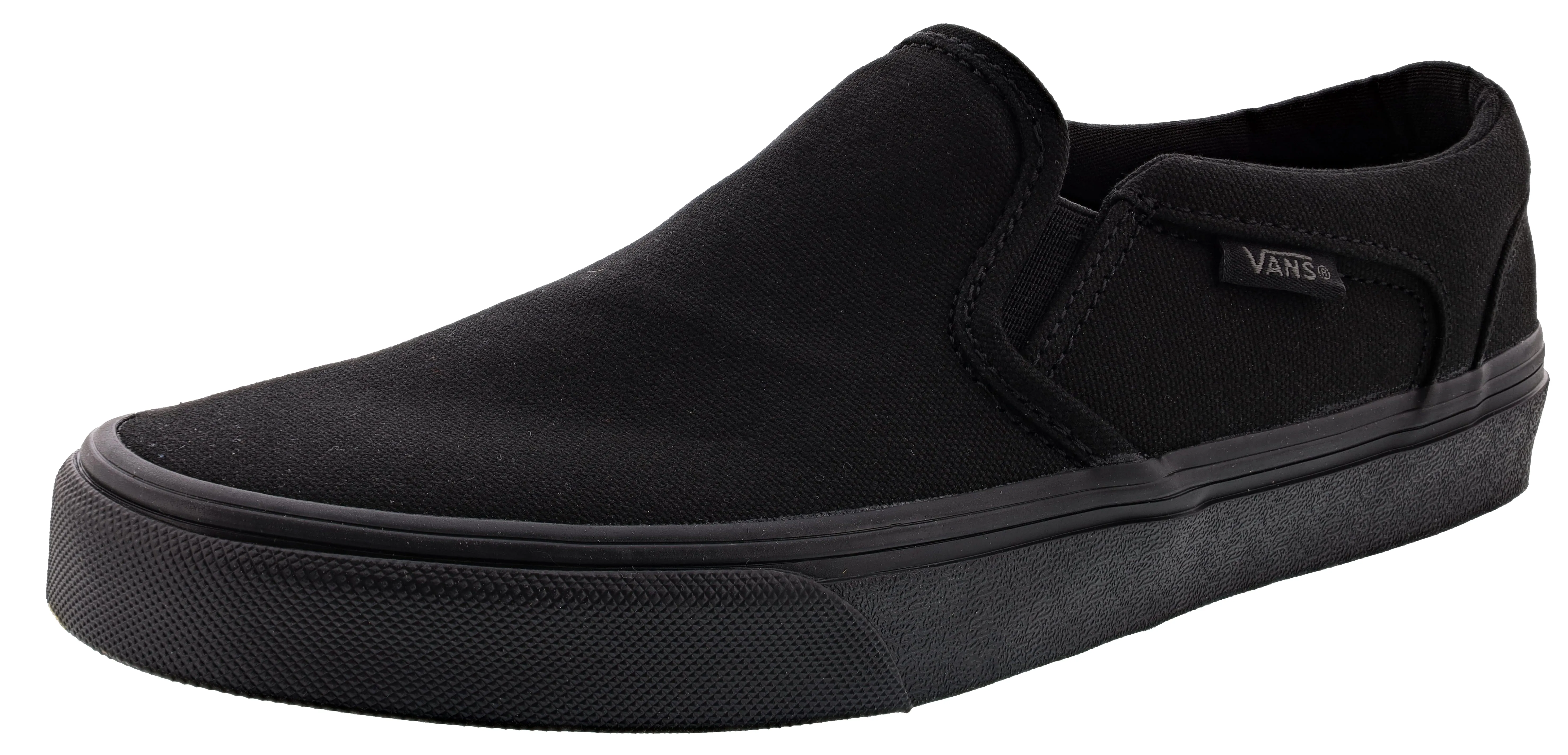 Vans Women's Asher Low Canvas Slip On Shoes