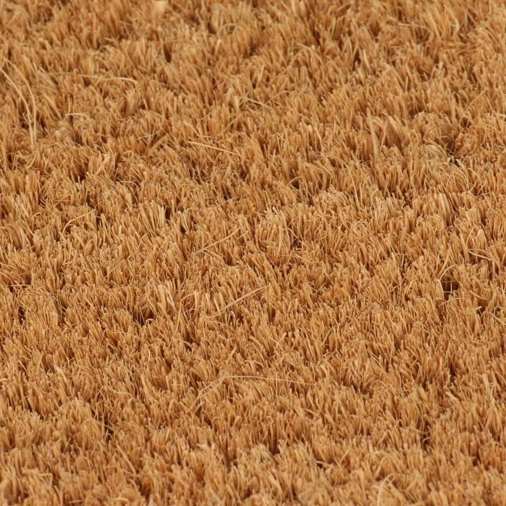 vidaXL Door Mat Natural 60x90 cm Tufted Coir