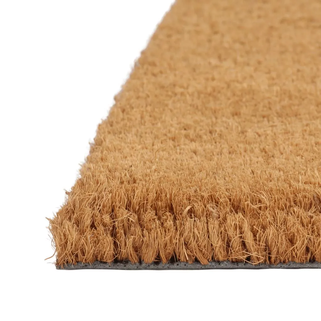 vidaXL Door Mat Natural 60x90 cm Tufted Coir