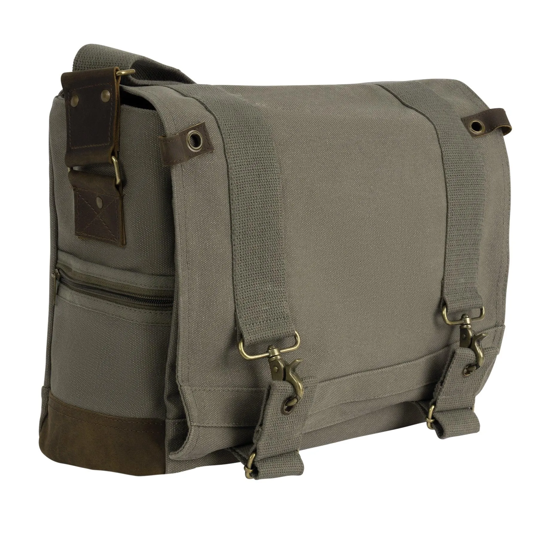 Vintage Canvas B-15 Pilot Messenger Bag