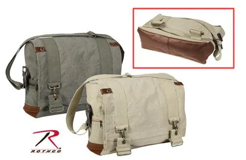 Vintage Canvas B-15 Pilot Messenger Bag