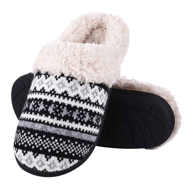 Warm and Cozy Home and Bedroom Knitted Slippers