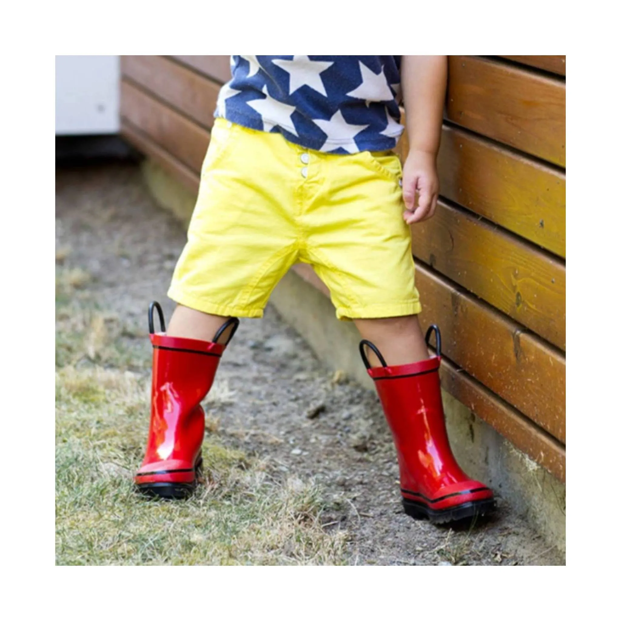 Western Chief Kids' Firechief 2 Rain Boot - Dark Red