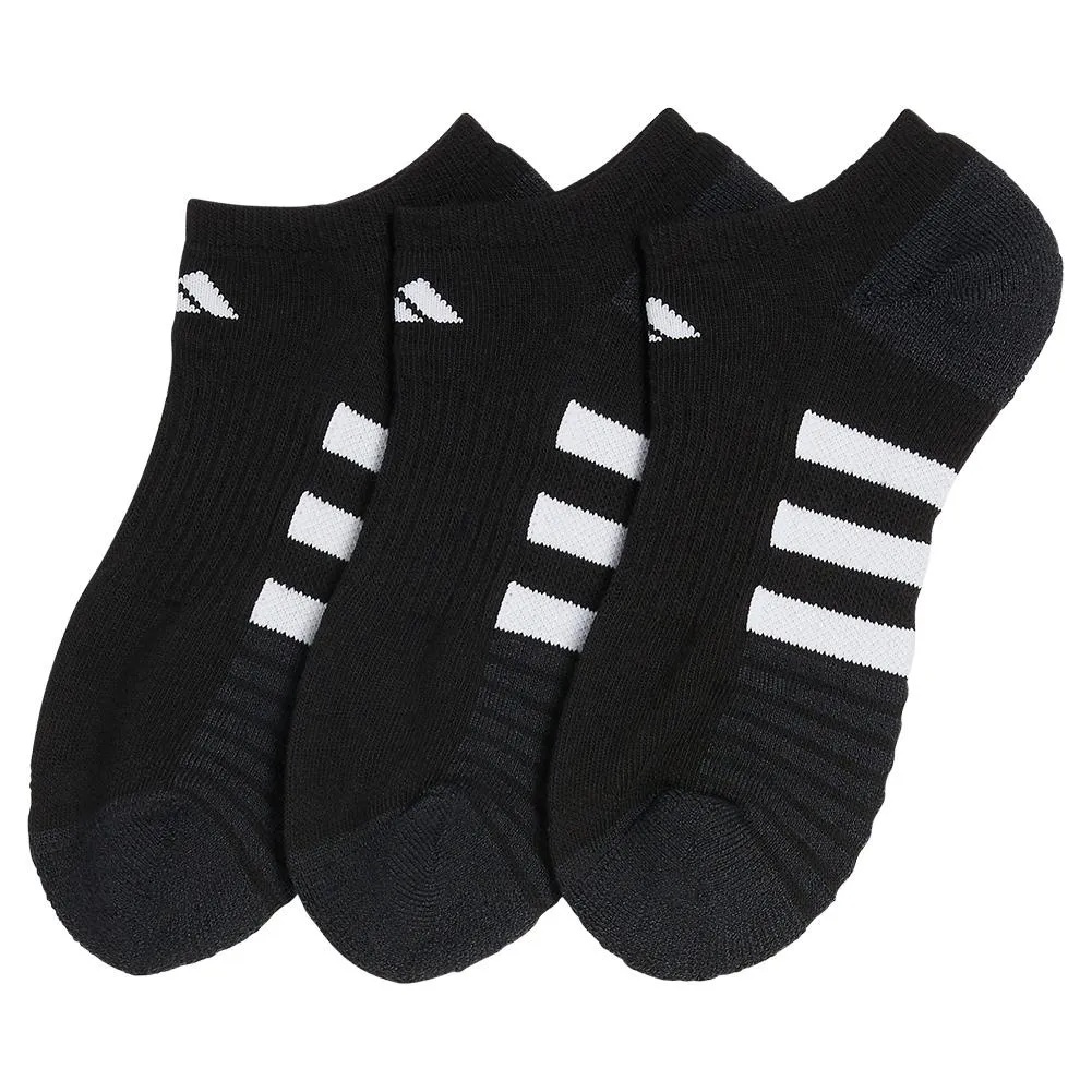 Women’s Cushioned 3.0 No Show Socks 3-Pack Size 5-10 Black and Night