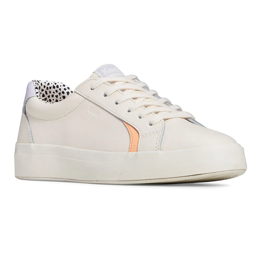 Women's Pursuit Leather Pop Linning Sneaker Cream/Multi (WH67976)